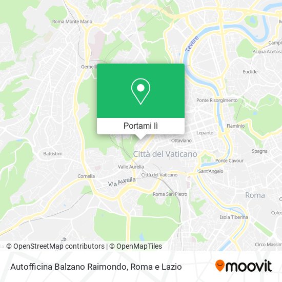 Mappa Autofficina Balzano Raimondo
