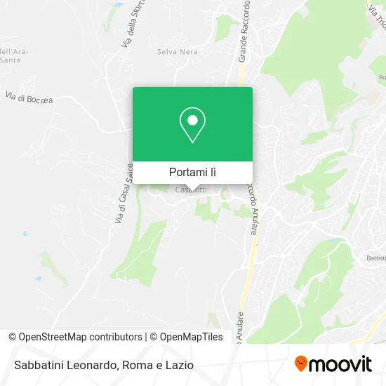 Mappa Sabbatini Leonardo