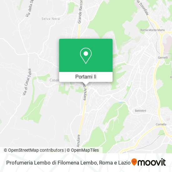 Mappa Profumeria Lembo di Filomena Lembo