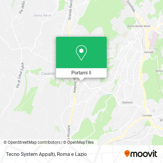 Mappa Tecno System Appalti