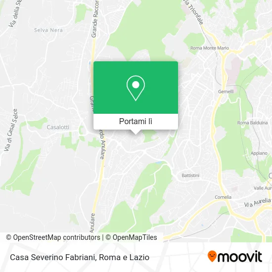 Mappa Casa Severino Fabriani