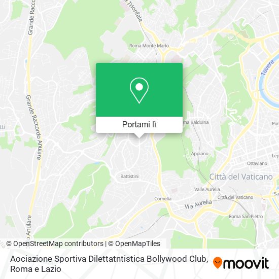 Mappa Aociazione Sportiva Dilettatntistica Bollywood Club