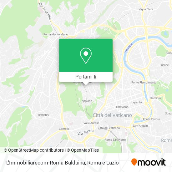 Mappa L'Immobiliarecom-Roma Balduina