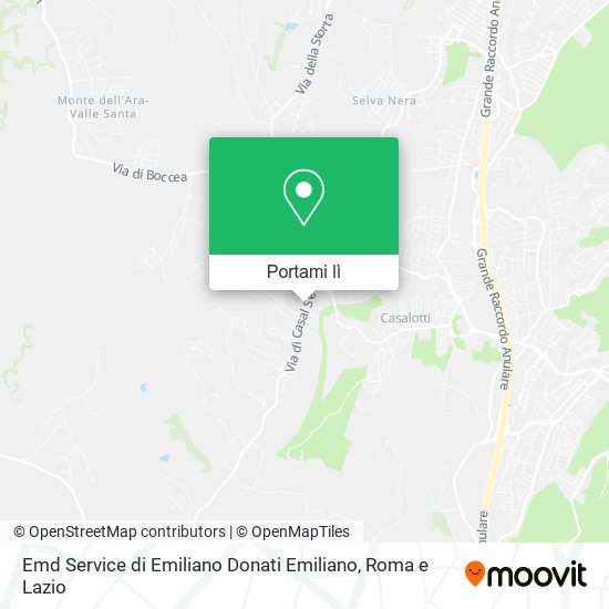 Mappa Emd Service di Emiliano Donati Emiliano
