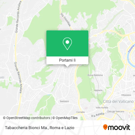 Mappa Tabaccheria Bionci Ma.