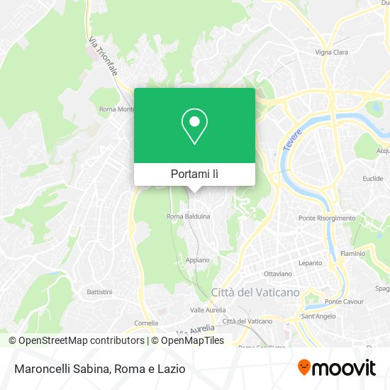 Mappa Maroncelli Sabina