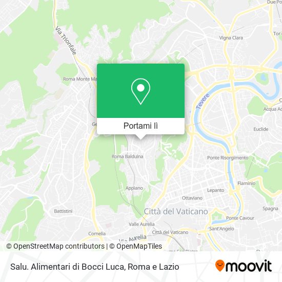 Mappa Salu. Alimentari di Bocci Luca