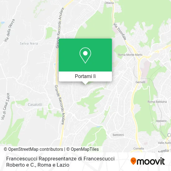 Mappa Francescucci Rappresentanze di Francescucci Roberto e C.