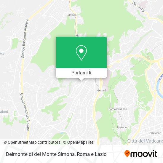 Mappa Delmonte di del Monte Simona