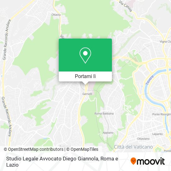 Mappa Studio Legale Avvocato Diego Giannola