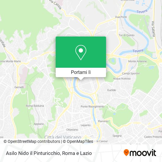 Mappa Asilo Nido il Pinturicchio