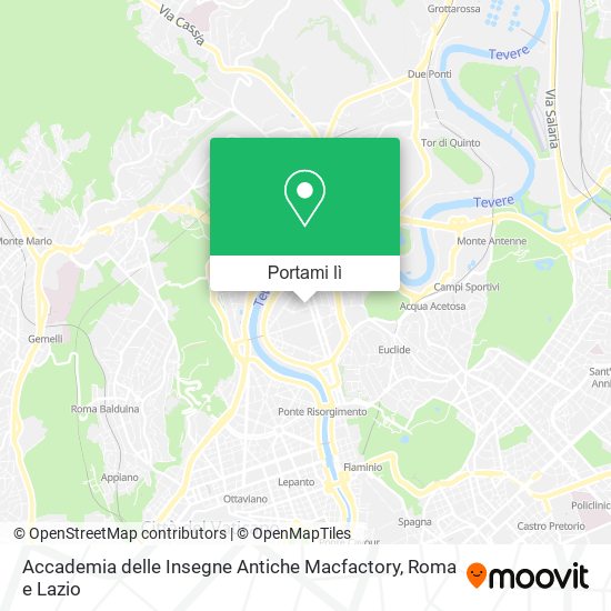 Mappa Accademia delle Insegne Antiche Macfactory