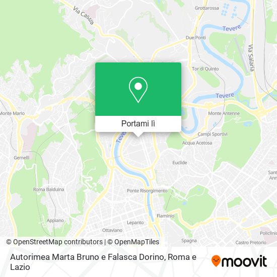 Mappa Autorimea Marta Bruno e Falasca Dorino