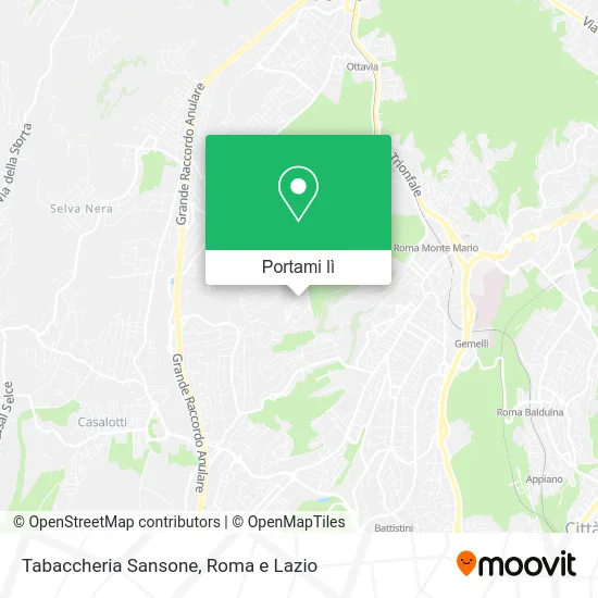 Mappa Tabaccheria Sansone