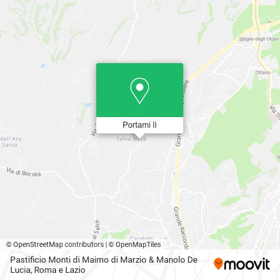 Mappa Pastificio Monti di Maimo di Marzio & Manolo De Lucia