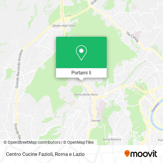Mappa Centro Cucine Fazioli