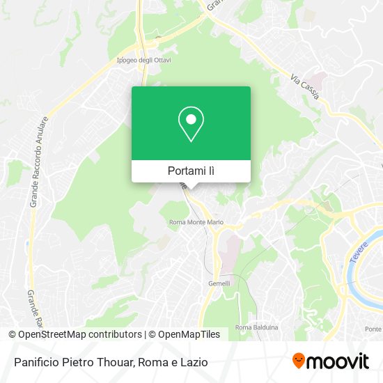 Mappa Panificio Pietro Thouar