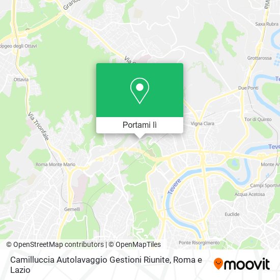 Mappa Camilluccia Autolavaggio Gestioni Riunite