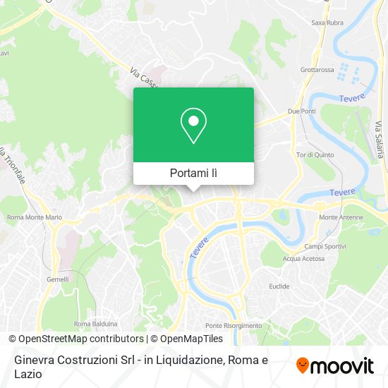 Mappa Ginevra Costruzioni Srl - in Liquidazione
