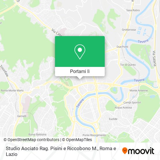 Mappa Studio Aociato Rag. Pisini e Riccobono M.