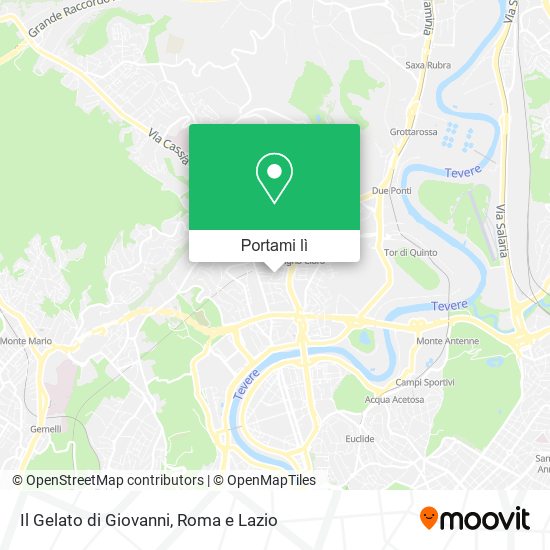 Mappa Il Gelato di Giovanni