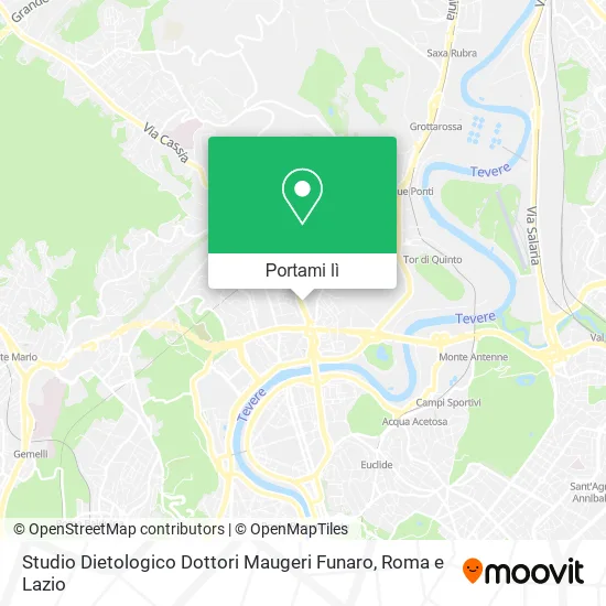 Mappa Studio Dietologico Dottori Maugeri Funaro