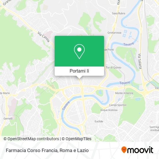 Mappa Farmacia Corso Francia