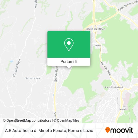 Mappa A.R Autofficina di Minotti Renato