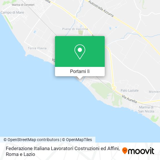 Mappa Federazione Italiana Lavoratori Costruzioni ed Affini