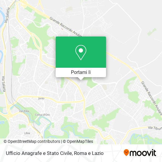 Mappa Ufficio Anagrafe e Stato Civile