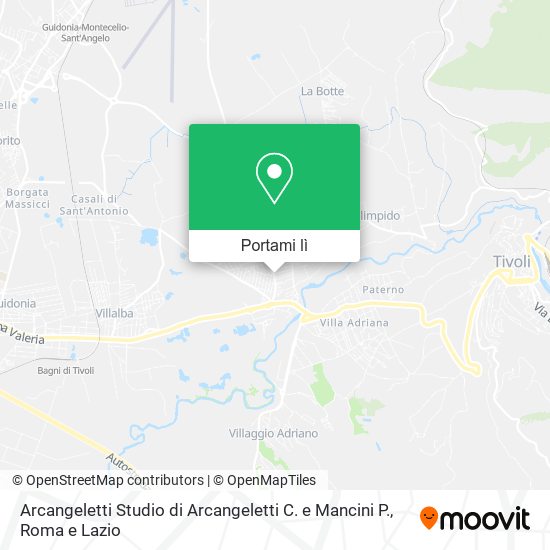 Mappa Arcangeletti Studio di Arcangeletti C. e Mancini P.