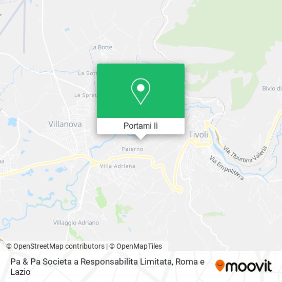 Mappa Pa & Pa Societa a Responsabilita Limitata