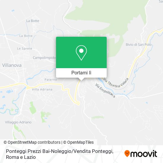 Mappa Ponteggi Prezzi Bai-Noleggio / Vendita Ponteggi