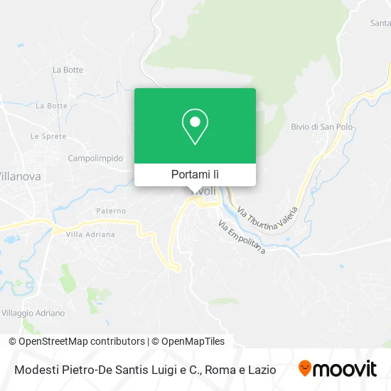 Mappa Modesti Pietro-De Santis Luigi e C.