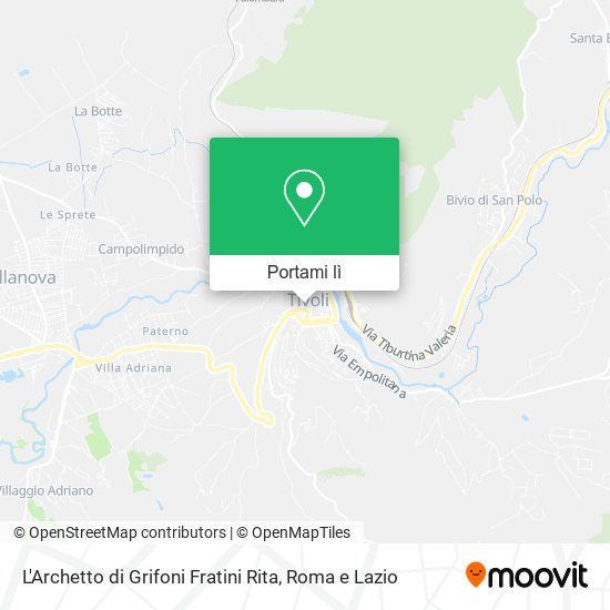 Mappa L'Archetto di Grifoni Fratini Rita