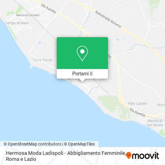Mappa Hermosa Moda Ladispoli - Abbigliamento Femminile