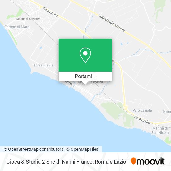 Mappa Gioca & Studia 2 Snc di Nanni Franco