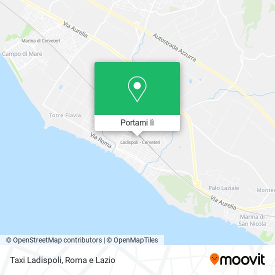 Mappa Taxi Ladispoli