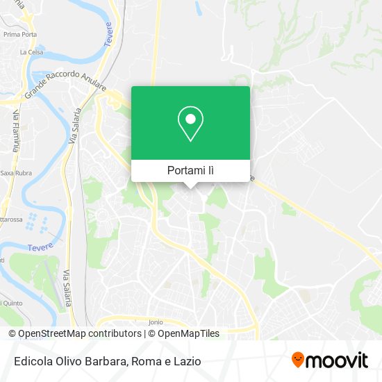 Mappa Edicola Olivo Barbara