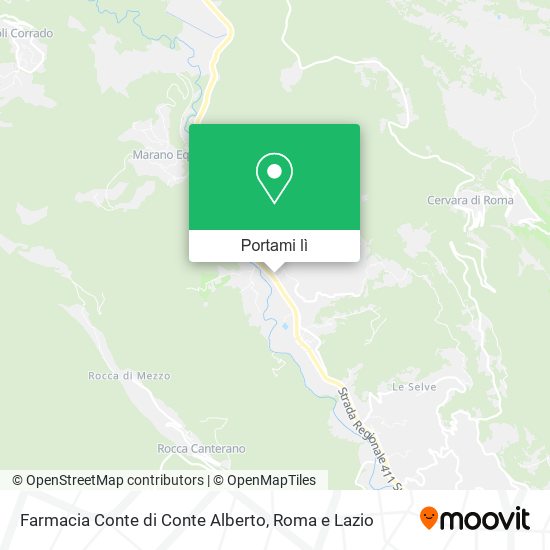 Mappa Farmacia Conte di Conte Alberto