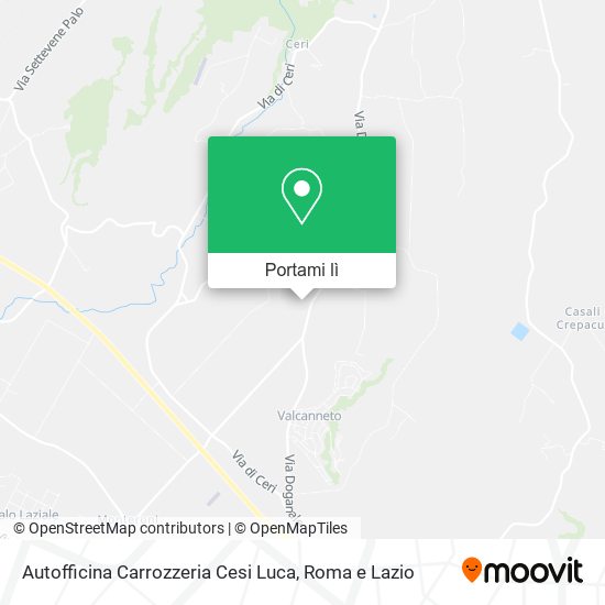 Mappa Autofficina Carrozzeria Cesi Luca