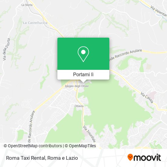 Mappa Roma Taxi Rental