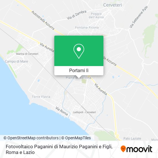 Mappa Fotovoltaico Paganini di Maurizio Paganini e Figli