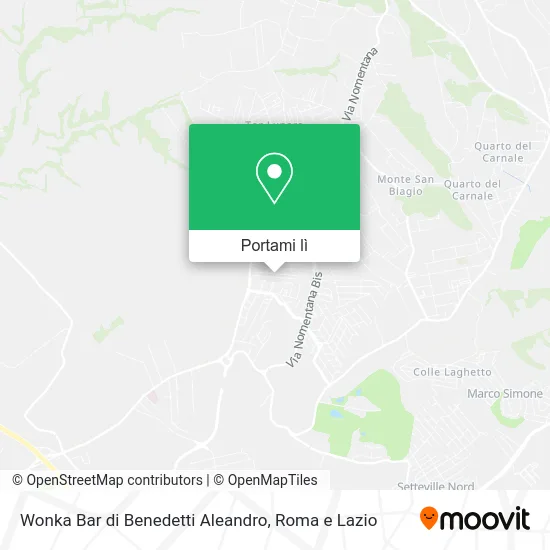 Mappa Wonka Bar di Benedetti Aleandro