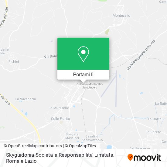 Mappa Skyguidonia-Societa' a Responsabilita' Limitata