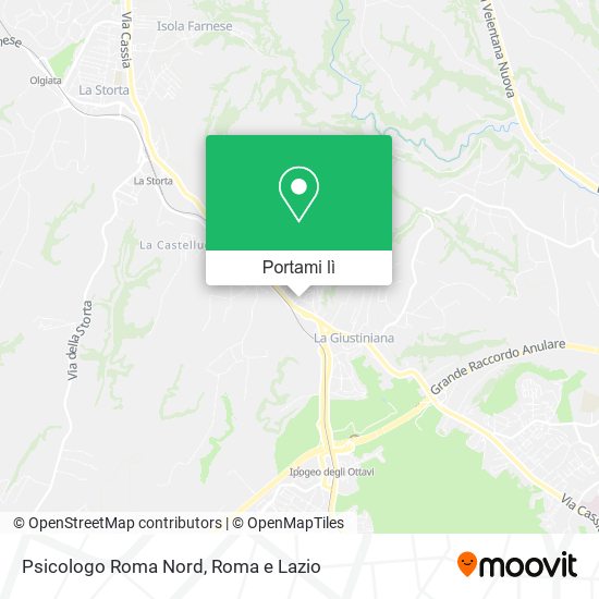 Mappa Psicologo Roma Nord