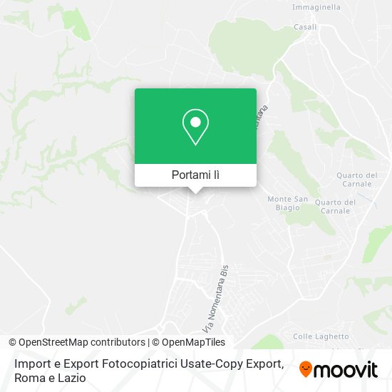 Mappa Import e Export Fotocopiatrici Usate-Copy Export