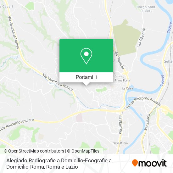 Mappa Alegiado Radiografie a Domicilio-Ecografie a Domicilio-Roma