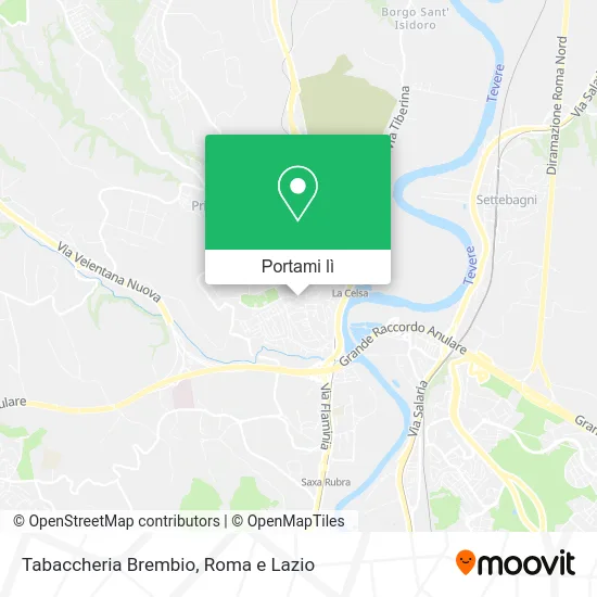 Mappa Tabaccheria Brembio