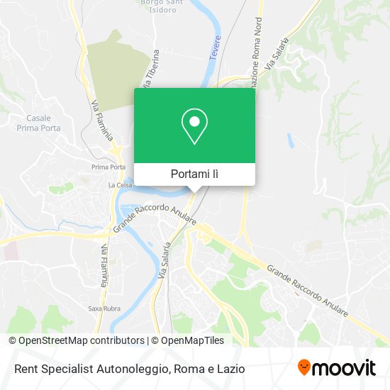 Mappa Rent Specialist Autonoleggio